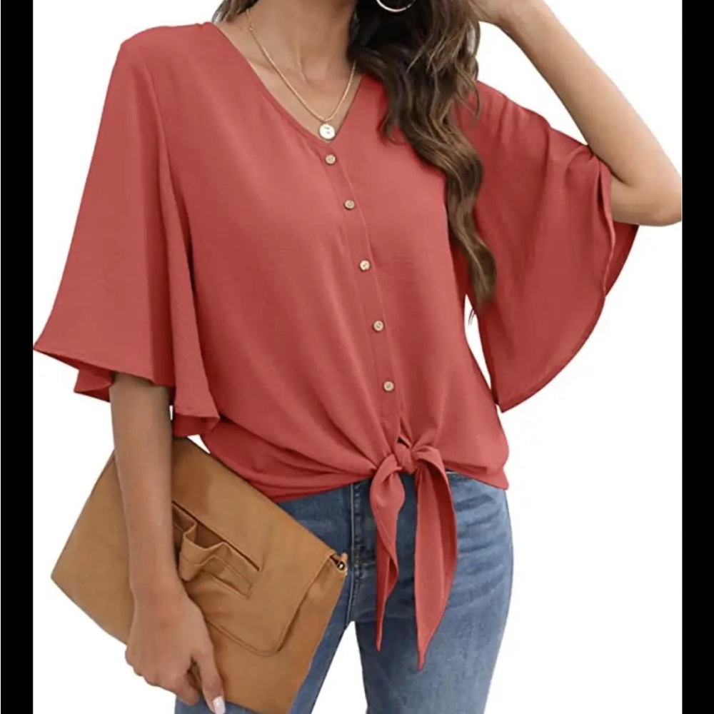 Bell 3/4 Sleeve Blouse
